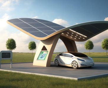 electric-car-charging-station-with-solar-panels-roof-created-with-generative-ai
